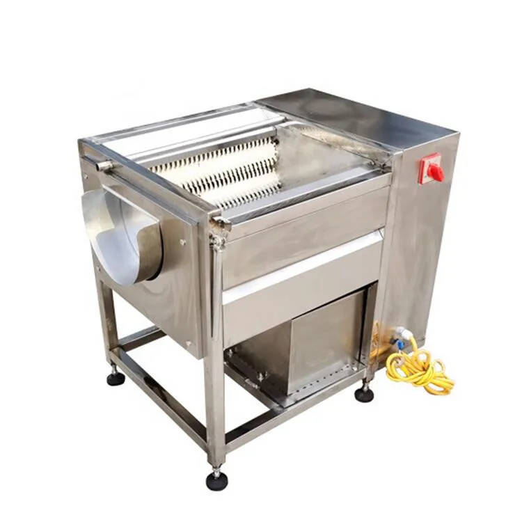 

Vegetables And Fruits Automatic Industrial Potato Ginger Lotus Root Papaya Sweet Potato Washing And Peeling Machine