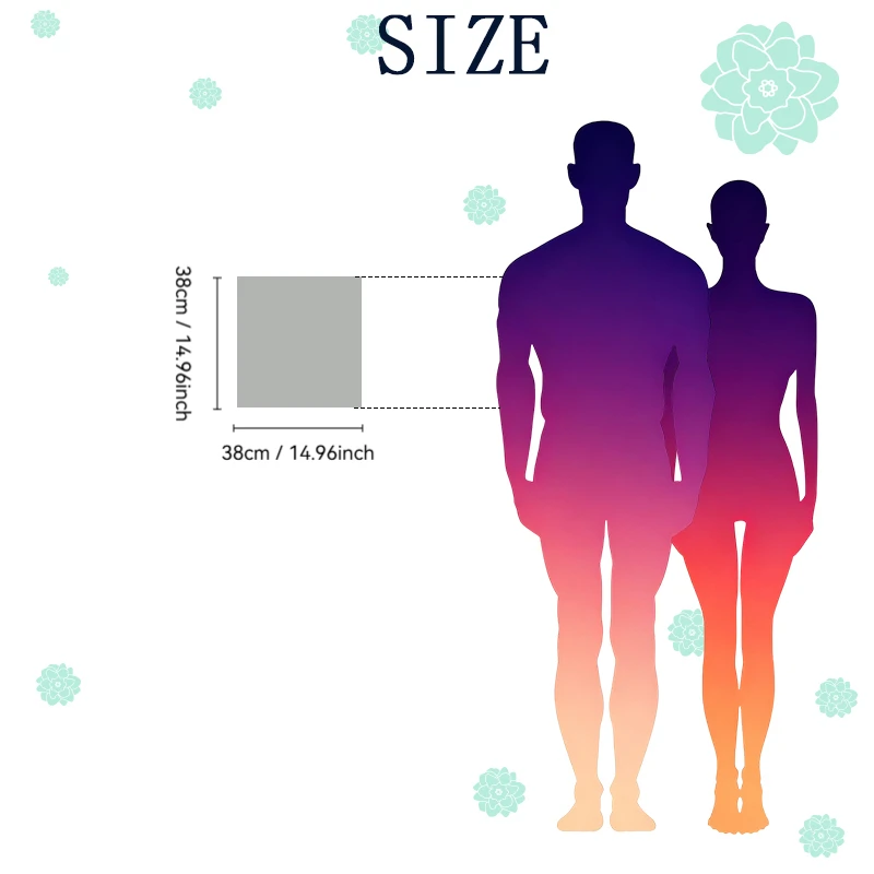 منشفة من الألياف الدقيقة سريعة الجفاف ومدمجة للغاية وخفيفة الوزن مقاس 38 × 38 سم مثالية للسفر والصالة الرياضية والتخييم مناسبة لرحلة الشاطئ ومنشفة جيب للاستحمام #6