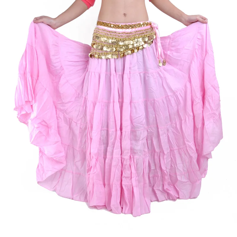 ที่กําหนดเองผู้หญิงผู้ใหญ่Belly Danceกระโปรงใหญ่โมเดิร์นเต้นรําเครื่องแต่งกายกระโปรงสไตล์โบราณแจ๊สเต้นรําเครื่องแต่งกายFaldas