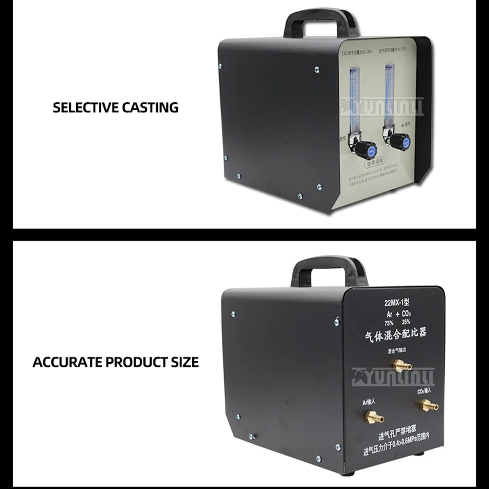 Dosatore di miscelazione del Gas 22MX-1 argon anidride carbonica gas schermato saldatura argon saldatura ad arco regolatore di gas misto