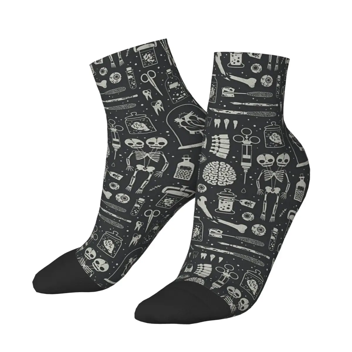 Calcetines de calavera de hueso Curiosities, medias Harajuku de alta calidad, calcetines para todas las estaciones, accesorios para regalo de cumpleaños para hombre y mujer