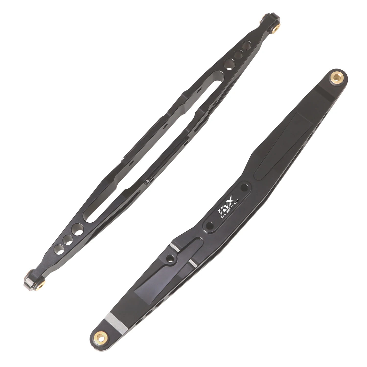 Kyx racing conjunto de braço traseiro de alumínio, peças de atualização, acessórios para carro rc losi 1/10 ford f100 baja rey 2.0