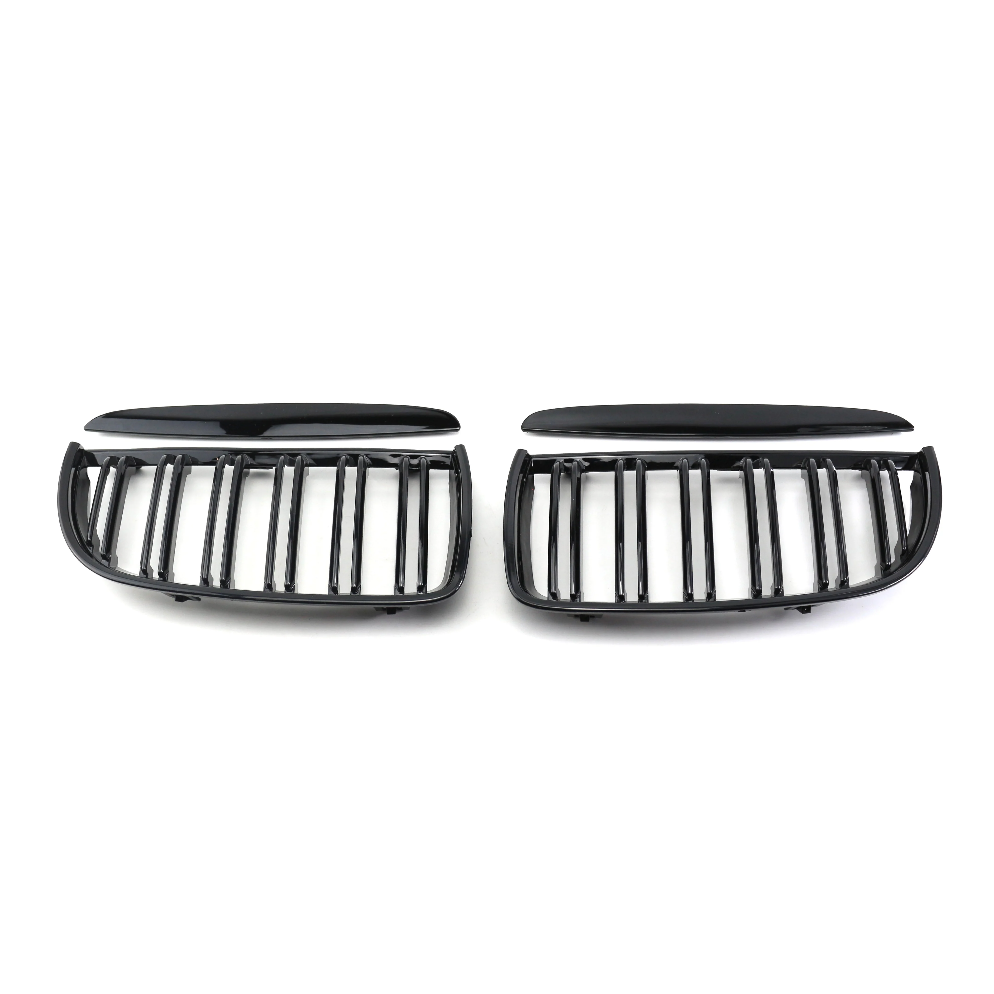 2 Slat style Grill Fit for BMW 3 series E90 2005-2007 Diamond or Gloosy Black or M Color Front Grill 3 series e90 2005-2007