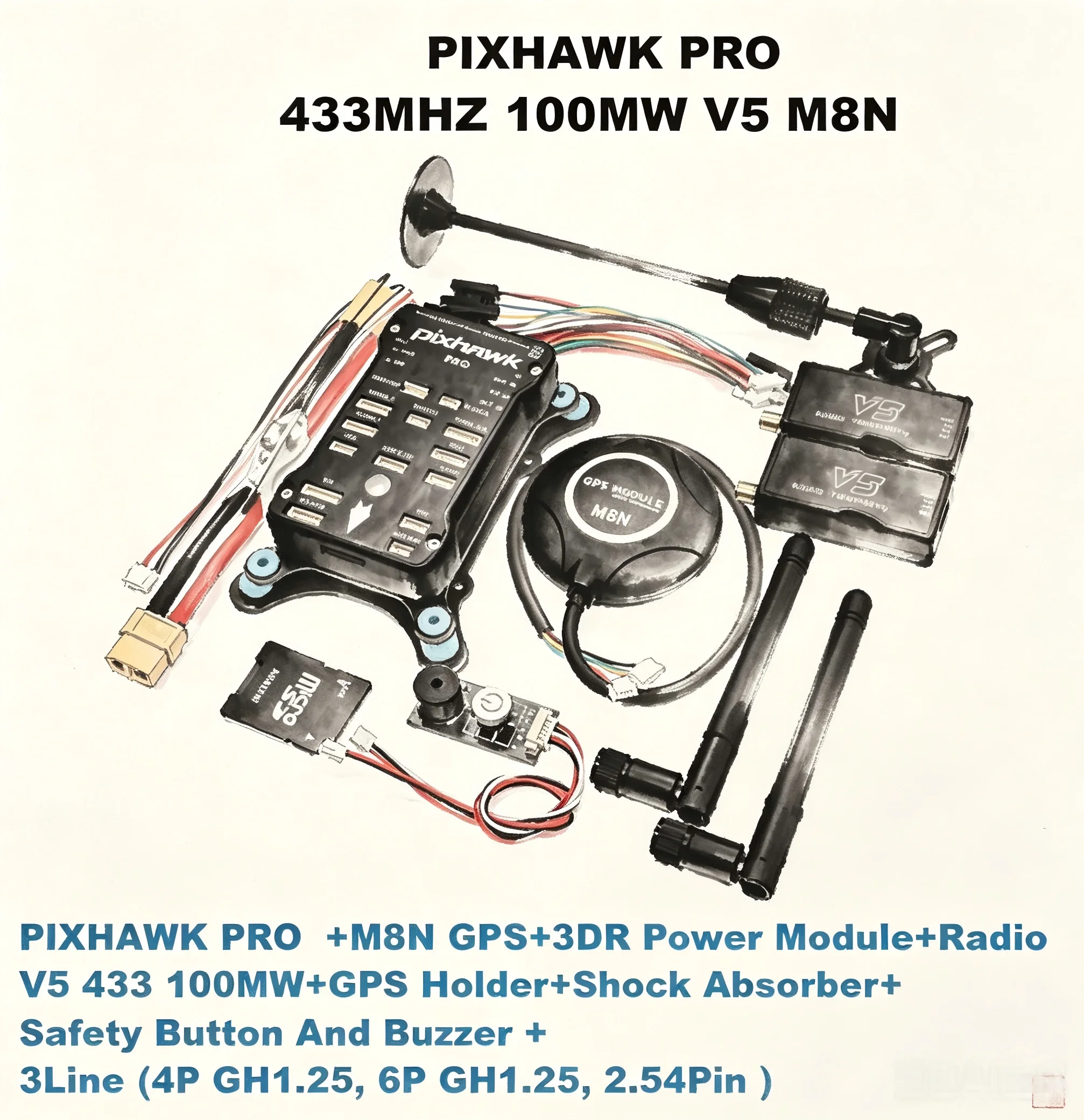 Drone Kit Hexacopter - Angeltoy PIXHAWK PRO PX4 PIX Controllore