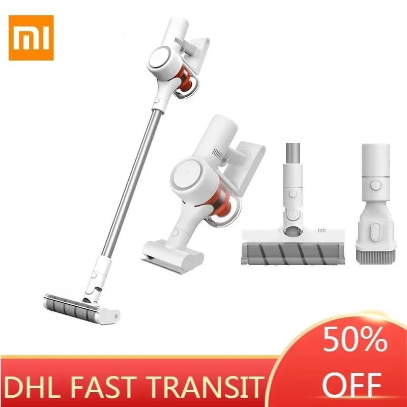 Xiaomi Mijia Handheld Stofzuiger 1C Huishoudelijke Draadloze Vegen 20000Pa Cycloon Zuig Multifunctionele Borstel Acarid Cleaner