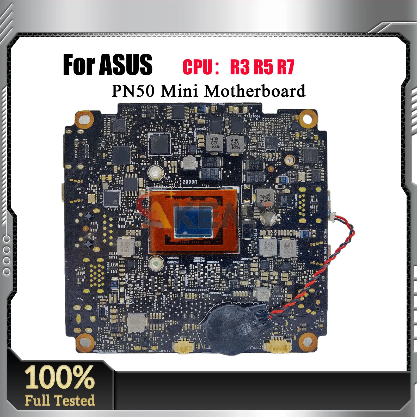PN50 Laptop Motherboard For ASUS Mini PC PN50 PN50 Notebook Mainboard With R3 R5 R7 CPU fast shipping High quality 100% tests OK