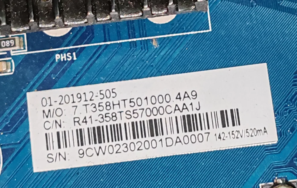CV358H-T50 2K 4 ядра WiFi сетевая ТВ материнская плата Android 1GDDR + 8g EMMC для 1920x1080 110v -- 150v mA