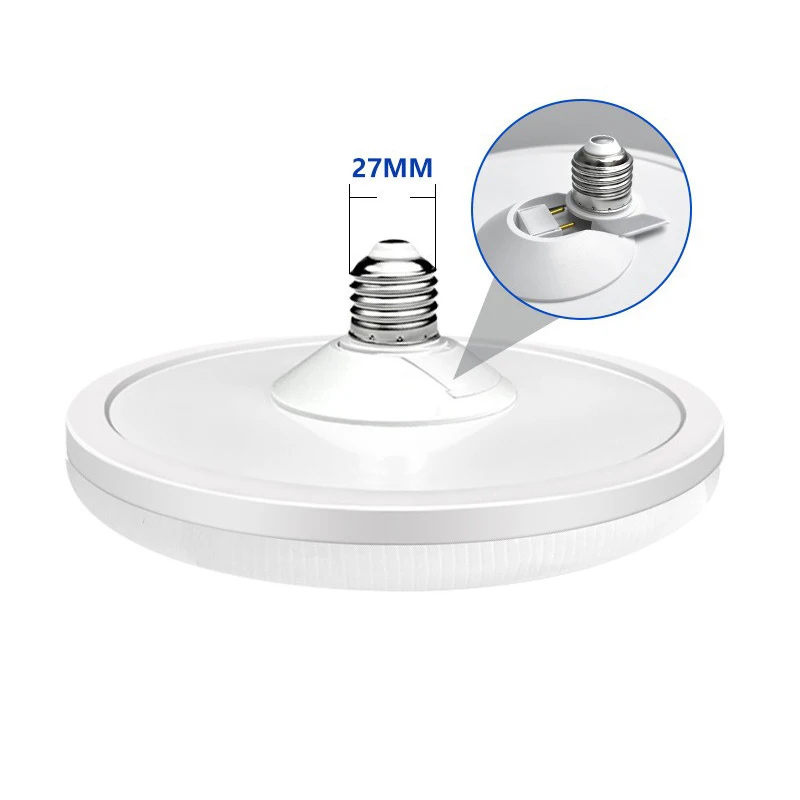 

220V E27 Super Bright LED Bulb 18W 24W 36W 50W 70W UFO Leds Lights Indoor Cold White Lighting Table Lamps Garage Light