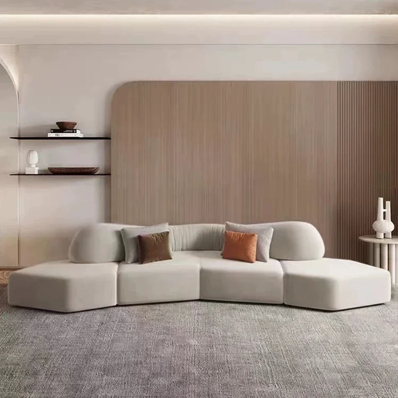 Fillers Cheap Soft Sofas Modern Lazy Comfortable Nordic Floor Choice Sofas Living Room White Canape Salon De Luxe Home Furniture