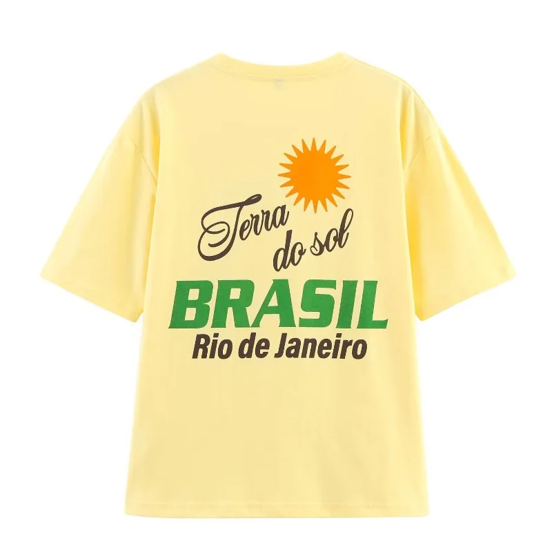 تي شيرت نسائي مطبوع بأكمام قصيرة، طقم شورت من الدانتيل الأخضر، كاجوال كبير الحجم للصيف، ملابس منزلية يومية، عطلة، نمط الشارع