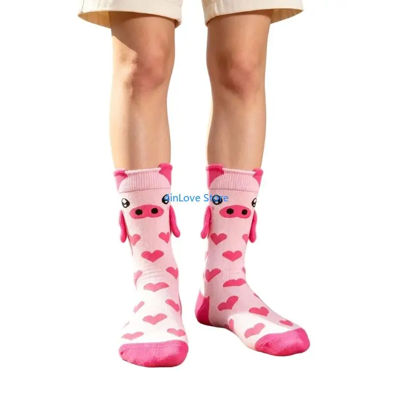 T4MD Funny Hand Holding Socks for Casual Matching Looks and Travel Packing