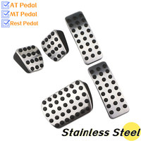 Stainless steel Car Pedal Cover For Mercedes-Benz A B CLA GLA GLE ML GL R W164 W166 X156 X164 X166 W251 W168 W169 W176 W245 Pad