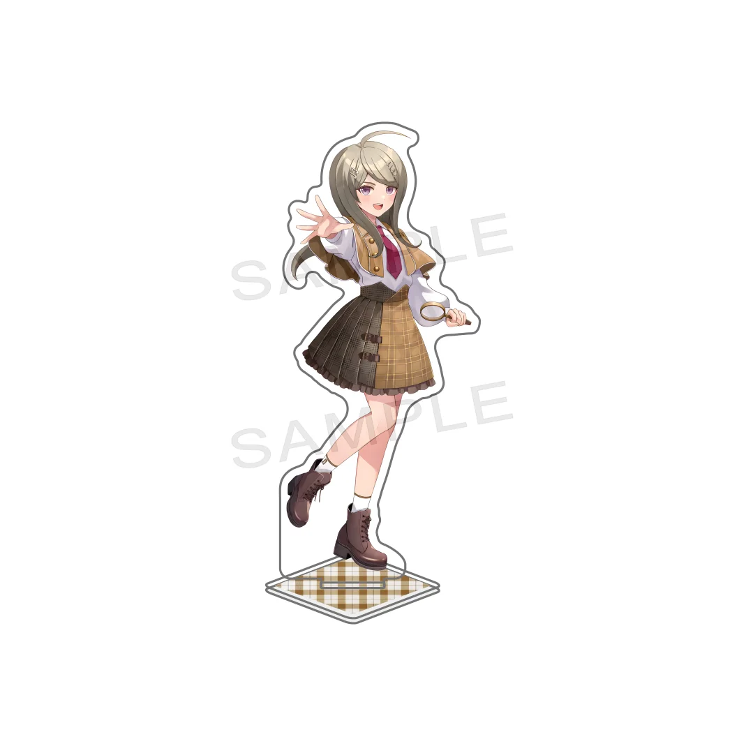 Danganronpa Detective Theme Acrylic Stand Keychain Desktop Ornament Collaboration Merch for Fans Collection Gift, Nagito Komaeda