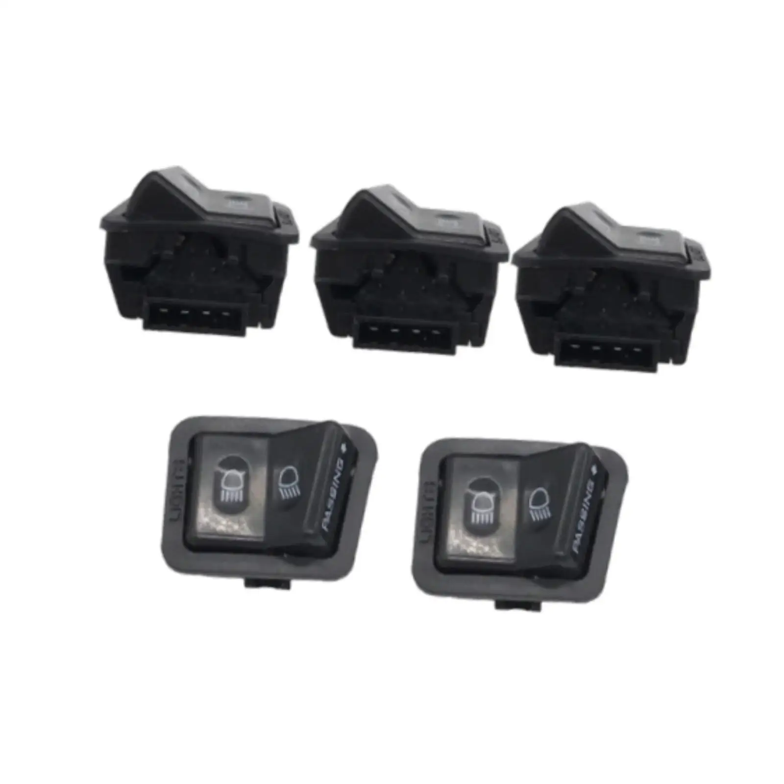 5 Pieces on Off Light Bike Handlebar Grip Control Mountain Easy to Install Turn
