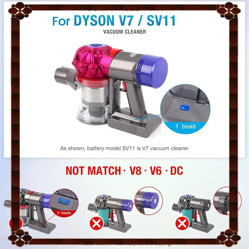 24-часовая доставка, основной корпус в сборе для пылесоса Dyson V7 SV11, основный корпус, сервисная сборка, часть корпуса 968670 -06