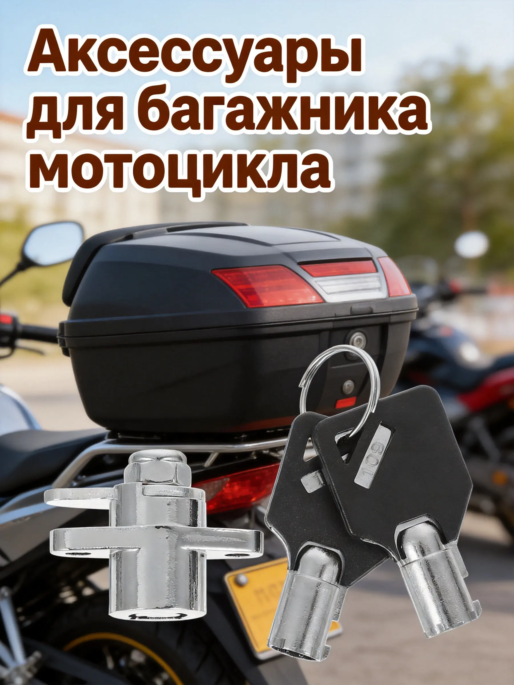1Set Saddlebag Lock Set Unified Style Motorcycle Security Locks Rain Snow Resistant Lock Hard Saddlebag Replacement