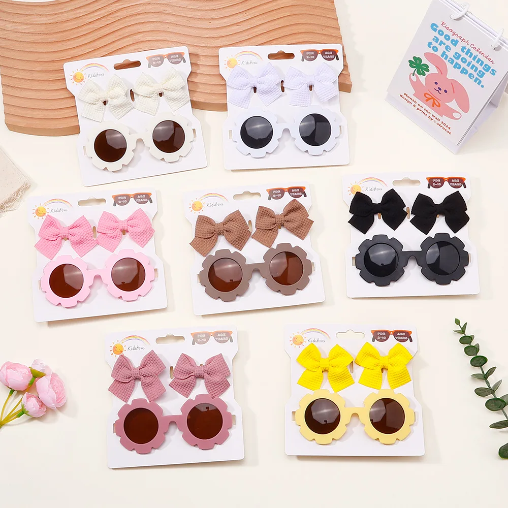 

Butterfly Hair Clips for Girls - Cute Glasses Hairpins Headband Set Fashion Party Hair Accessories Gifts Kids Bow Barrettes