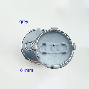 Zentralradabdeckung für Audi, Hub -Cover, Emblem, Accessoires, A3, A4, A5, A6, A7, A8, S4, S6, TT, 4B0601170, 60 mm, 61 mm, 68 mm, 69 mm, 4 Pces 12 Hauptverkäufe 61 mm - №12