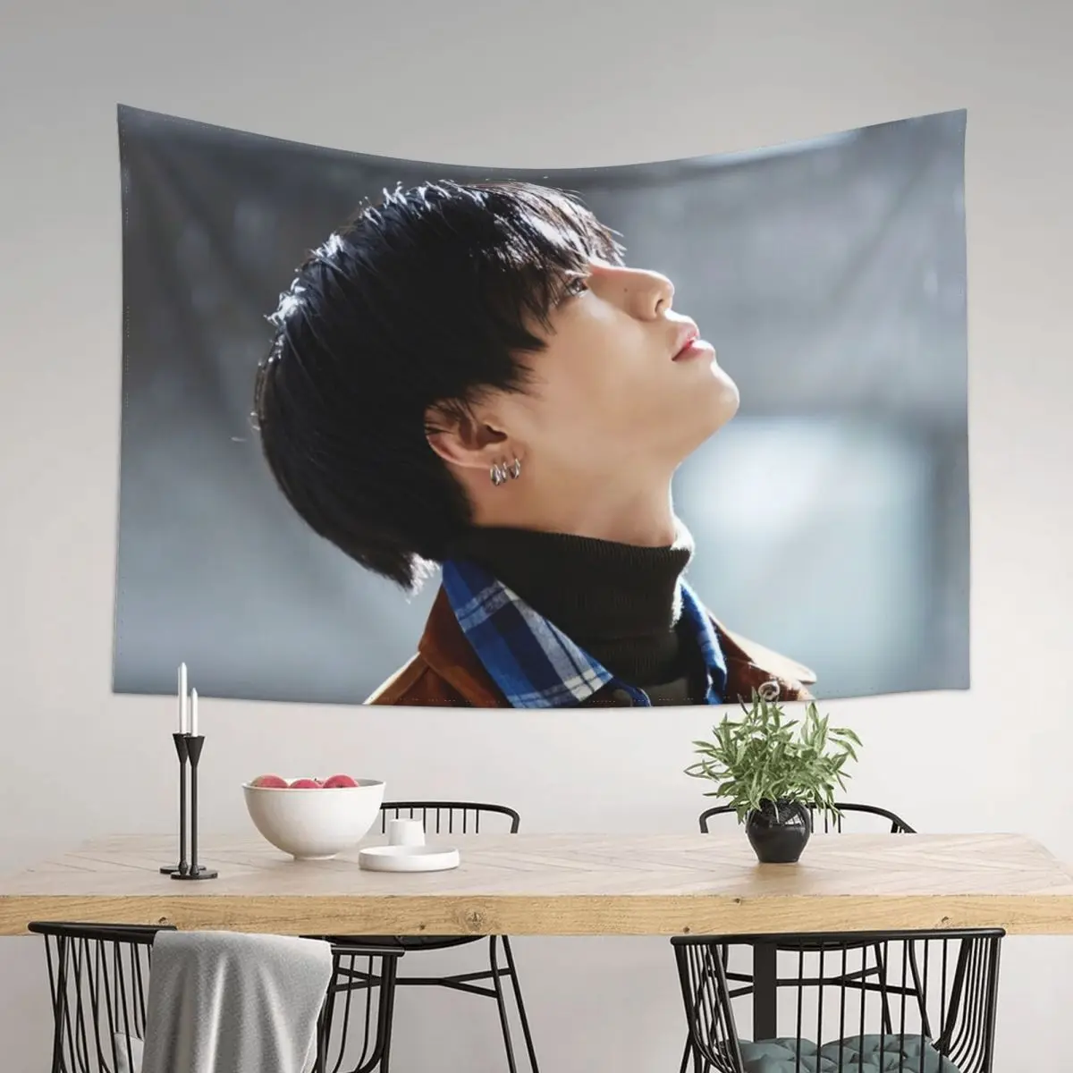 

Taemin Tapestry Wall Deco Decoration Bedroom Cute Room Things Tapestry
