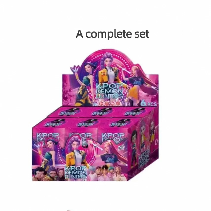 2025 quente anime kpop diabo caçador boneca brinquedo de vinil rumi mira zoi personagem máscara de vinil caixa cega ornamento brinquedo presente de natal