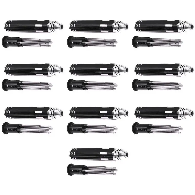 RALCA-10X 4 In 1 Hexagon Head Hex Screw Driver Tools Set 1.5-3Mm Fr RC Helicopter Car
