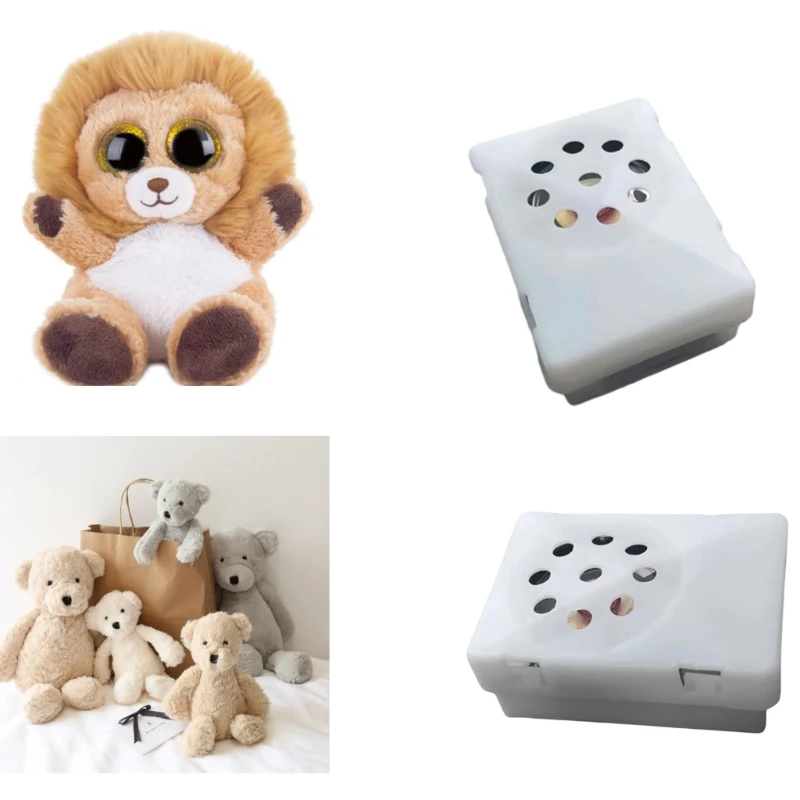 DIY Music Squeeze Box with Recording Function Creative Sound Recording Module Voice Box for Stuffed Animal Plush Toy