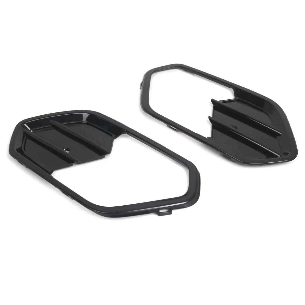 

1Pair Side Front Bumper Fog Light Grill Grille Cover GJ5Z-17K946-AB GJ5Z-17K946-AA For Ford Escape Kuga 2017 2018 2019