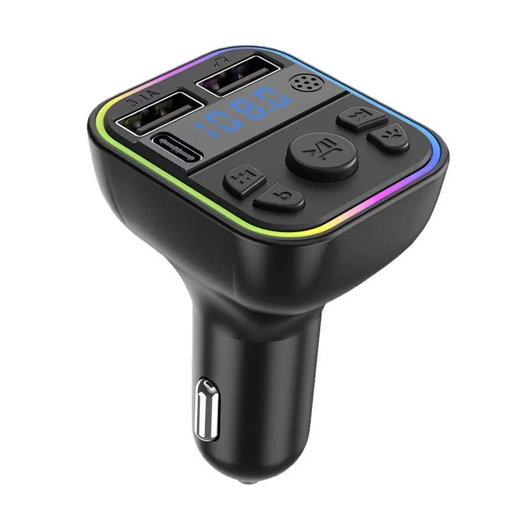 B5 Car Bluetooth Handsfree Cross Border Car MP3 Car FM Card Car MP3  Convenient Car Bluetooth  Multifunctional Enjoyment