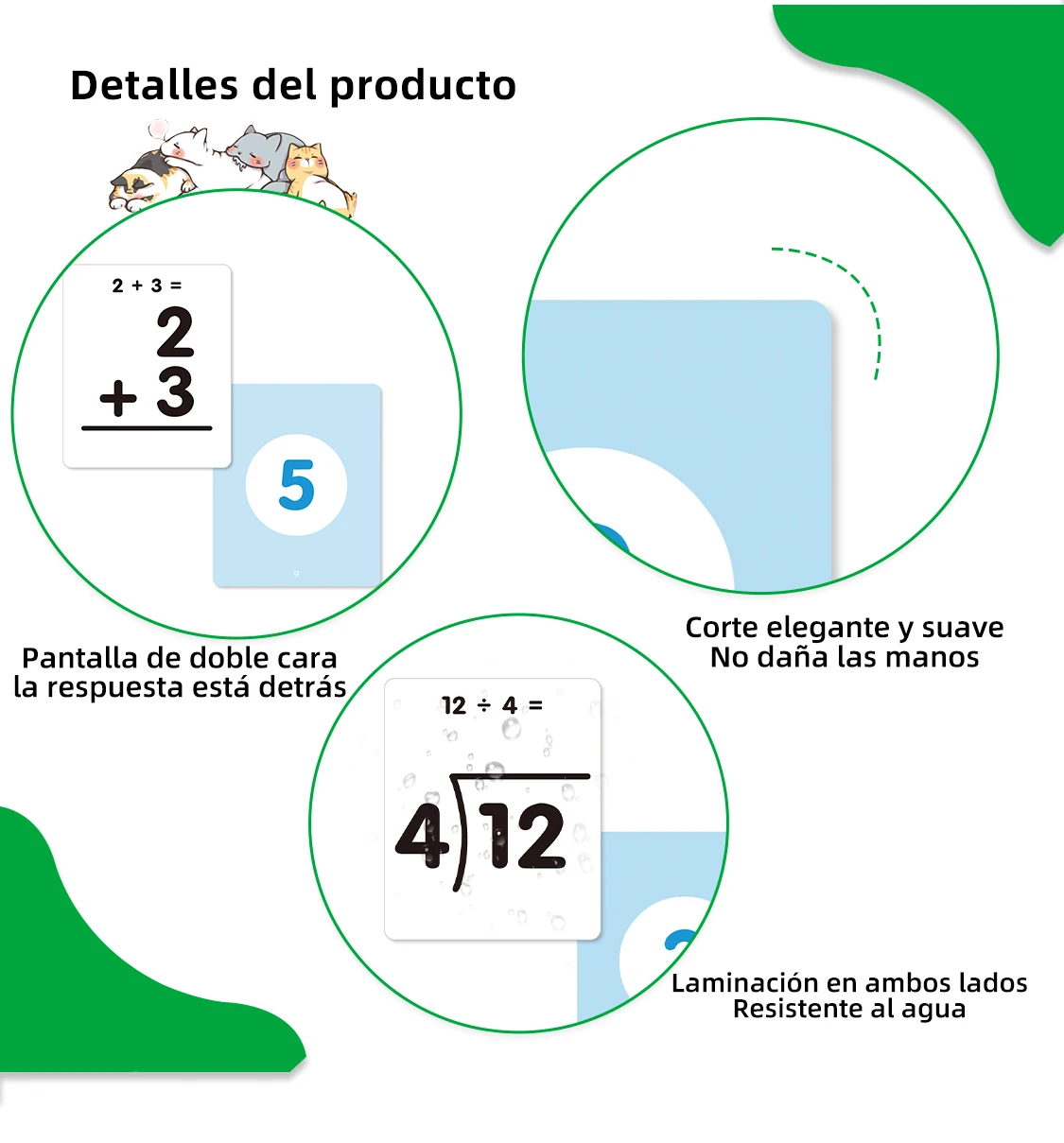Tracy Baby Mathe-Lernkarten-Set: Addition, Subtraktion, Multiplikation und Division für Lernmaterialien für Kinder
