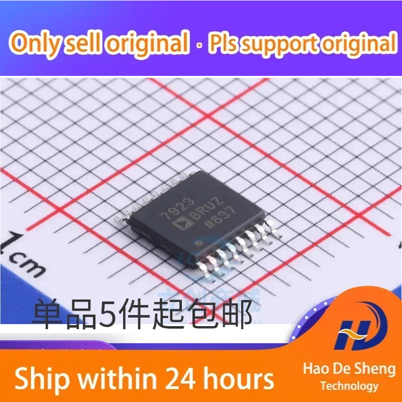 

10 шт./лот AD7923 AD7923BRUZ AD7923BRU TSSOP16 12-битный АЦП, новый, оригинал, в наличии