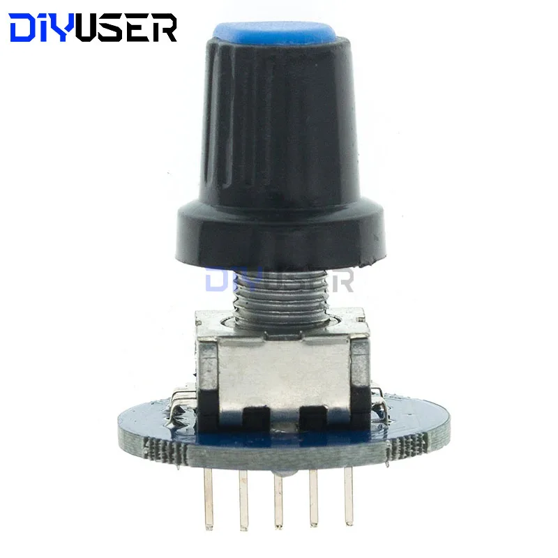 Picture 5: DIYUSER Rotary Encoder Module for Arduino Brick Sensor Development Round Audio Rotating Potentiometer Knob Cap EC11