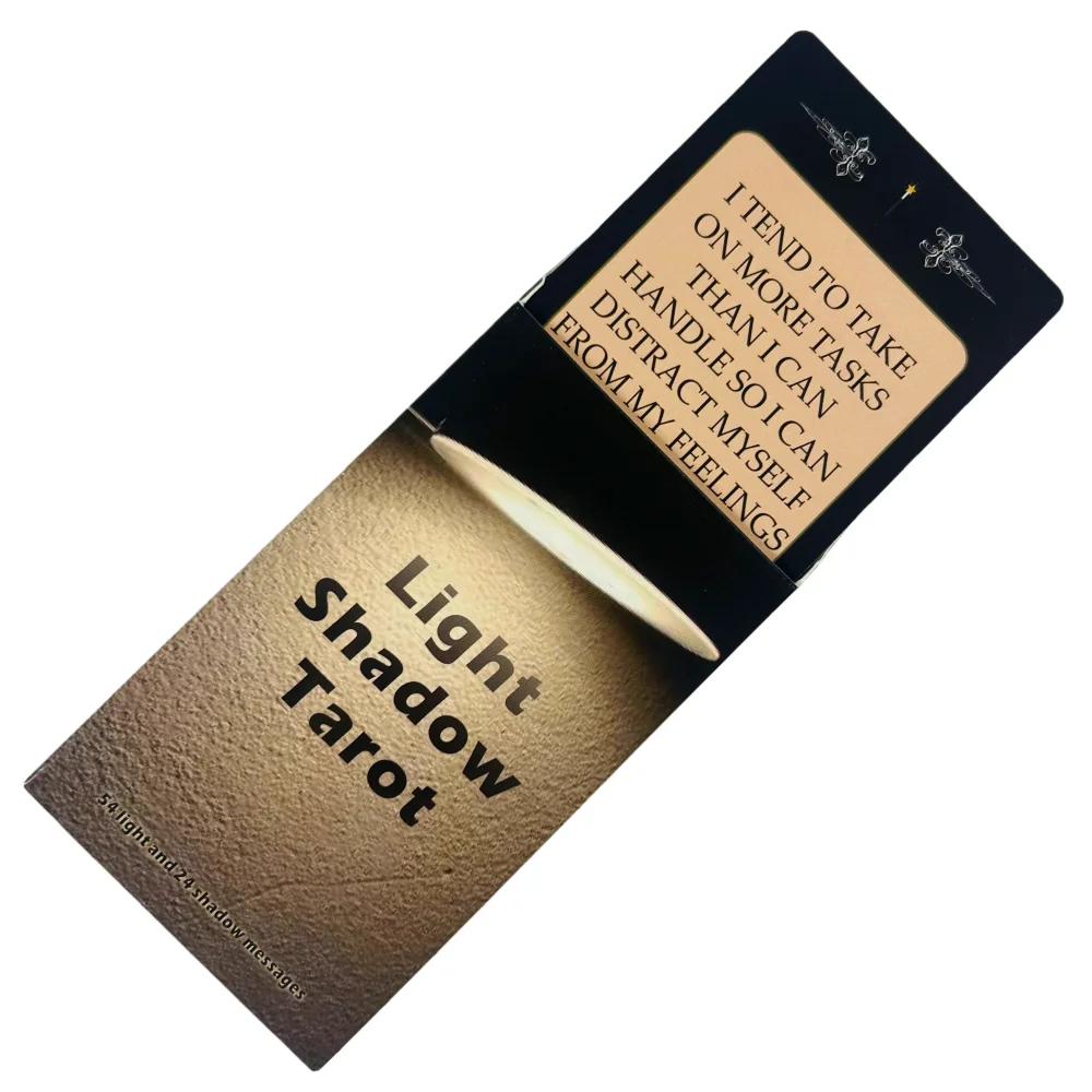 

Набор карт Таро «Свет и Тень» 10,3*6 см, 54 карты Света и 24 карты Тени, для предсказаний судьбы, семейных вечеринок и игр