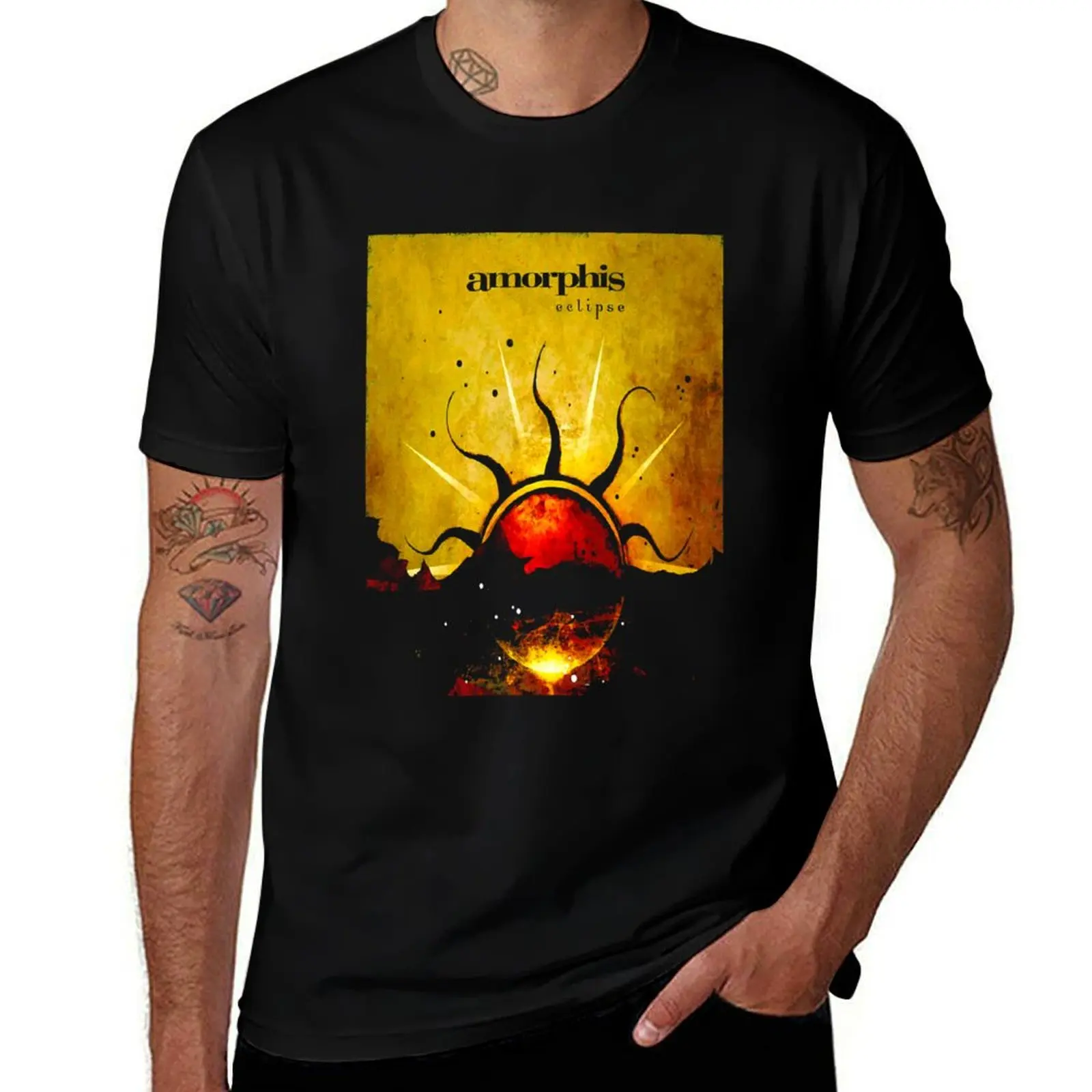 Eclipse Amor Amor Heavy Metal Band T-Shirt cotton t shirts high quality T-Shirt