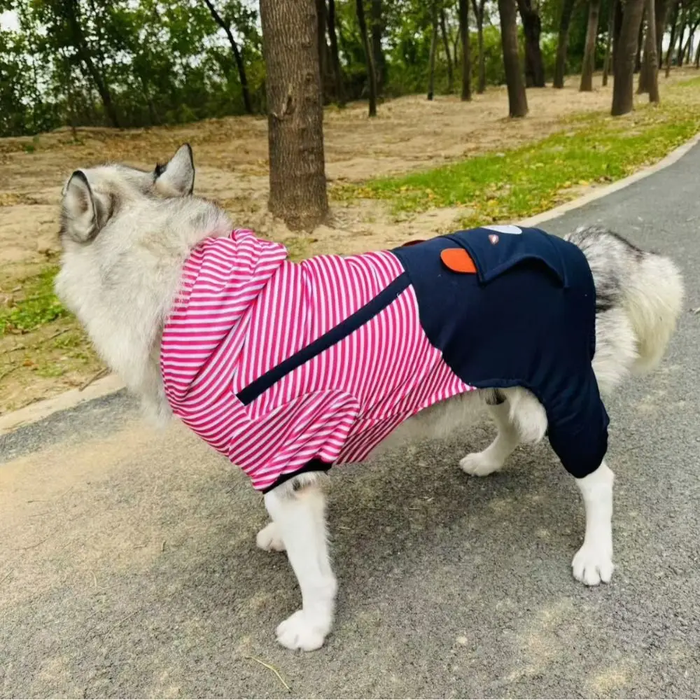 Casual Cartoon Bär Gedruckt Welpen Katze Kleidung Verdickt Warme Hund Pullover Hoodie Overall Weiche Haustier Kleidung Kleine Hunde