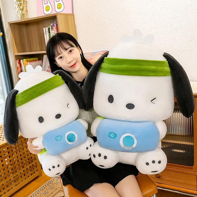 2023 New Kawaii Lovable Sanrio Plush Pochacco Plush Doll Cute Couple Pochacco Cartoon Toys Around Children\'s Birthday Gifts