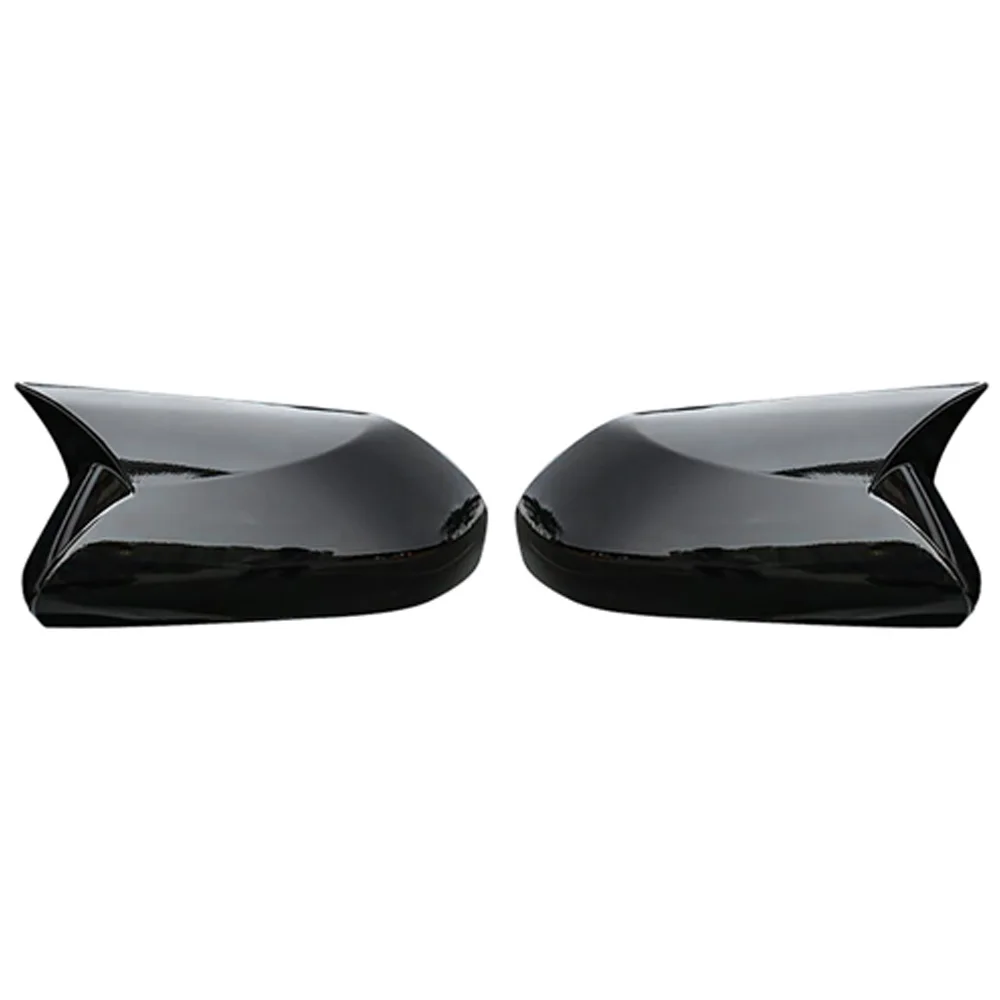 1 Pair For Toyota Camry 2018 2019 2020 2021 2022 2023 Glossy Black Rearview Mirror Cover Cap Door Side Mirror Stricker Trim