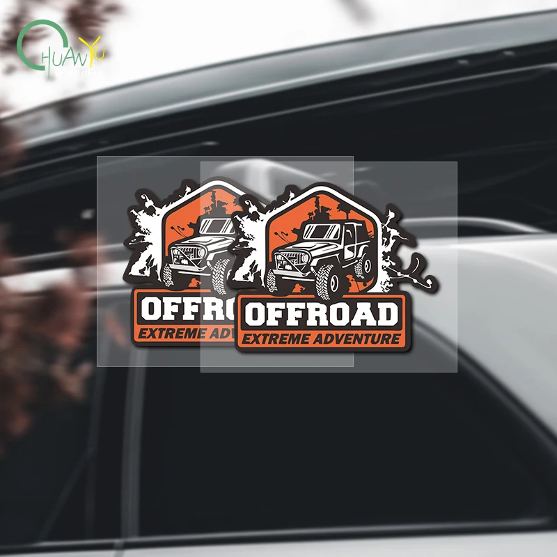Off-Road Camping Car Sticker Scratch Cover Custom Modification Decoration Waterproof Decal