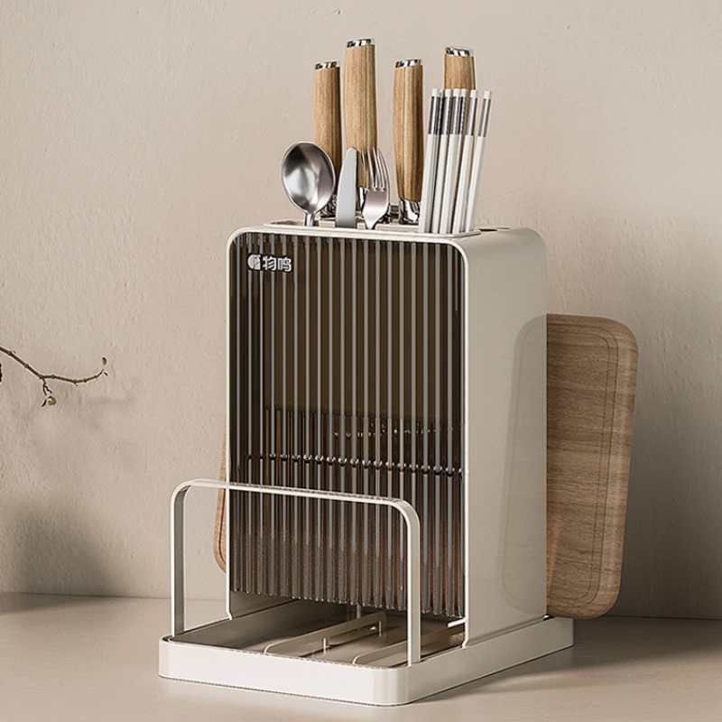 

Kitchen Knife Storage Rack, Chopsticks Cage, Chopping Board, Multifunctional Holder, Table Top, 1 Pc