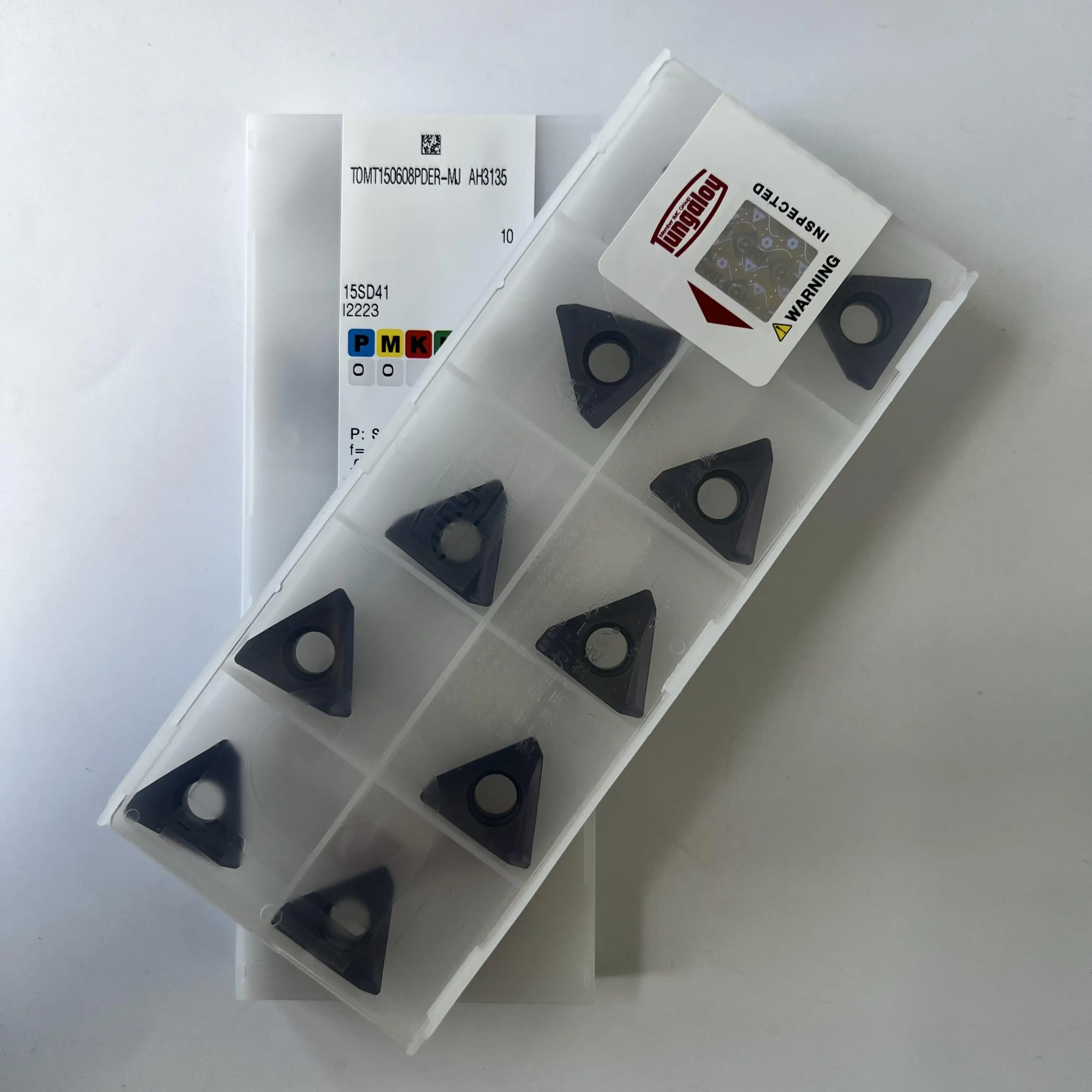 

TOMT150608PDER-MJ AH3135 /Original blade Carbide CNC Blade 10 PCS