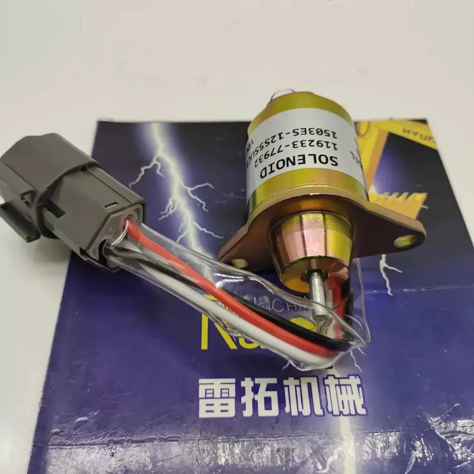 

High Quality YM119233-77932 YM119233-77931 12V Solenoid Valve 1503ES-12S5SUC12S For YM Engine
