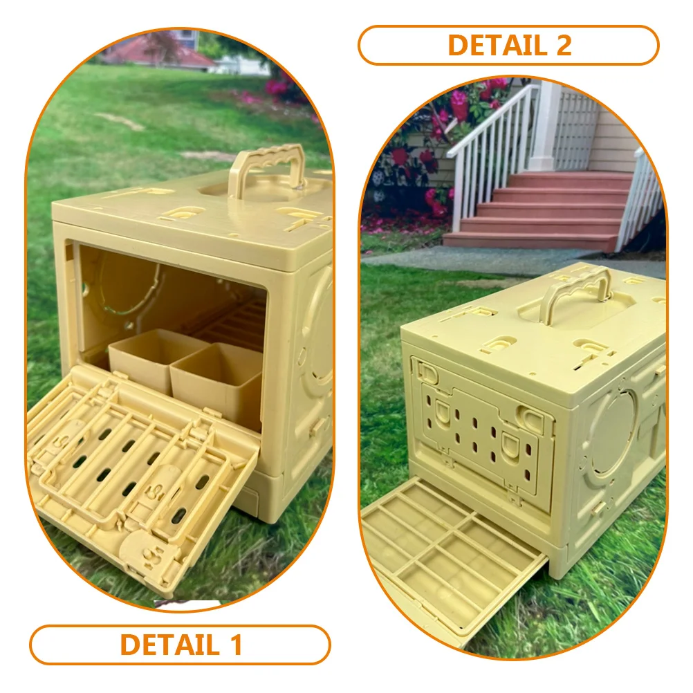 Plastic Folding Pigeon Cage Small Pet Bird Carrier Cage Bird Travel Cage Pigeon Nest Box Training Release Competition