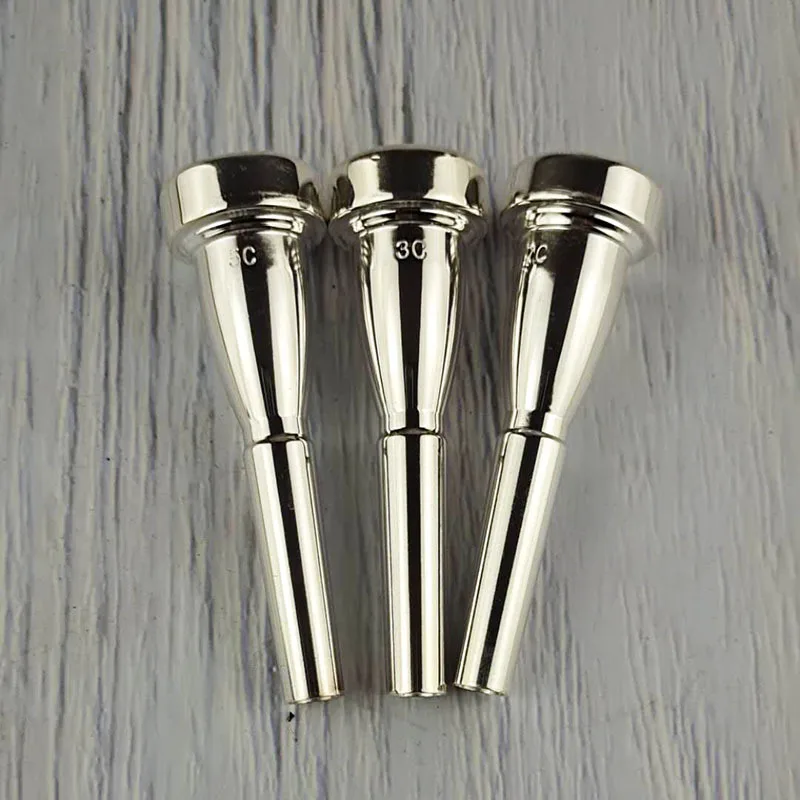 Small Mouth 3C 5C 7C Silver Plated Bullet Head Small Mouth Gold Silver Wind Instrument Accessories