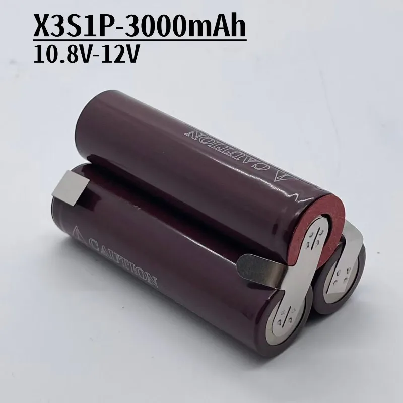 3000/6000mAh18650 welding battery pack, 10.8 V-25.2V, suitable for battery replacement of various tools