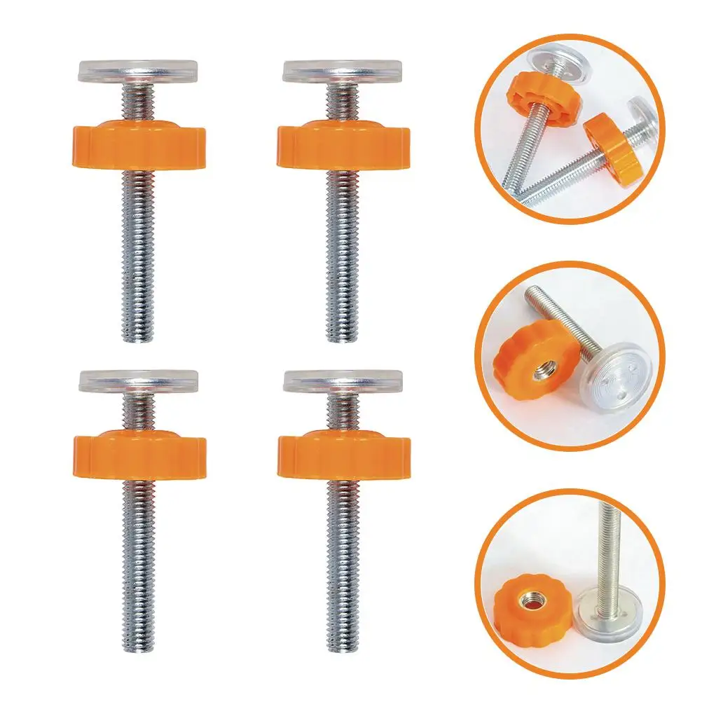 Stair Guardrail Gate Rod Kit Baby Pressure Gates Dog Gate Rod Fence ABS Steel Reusable Mounting Screw - Image 2