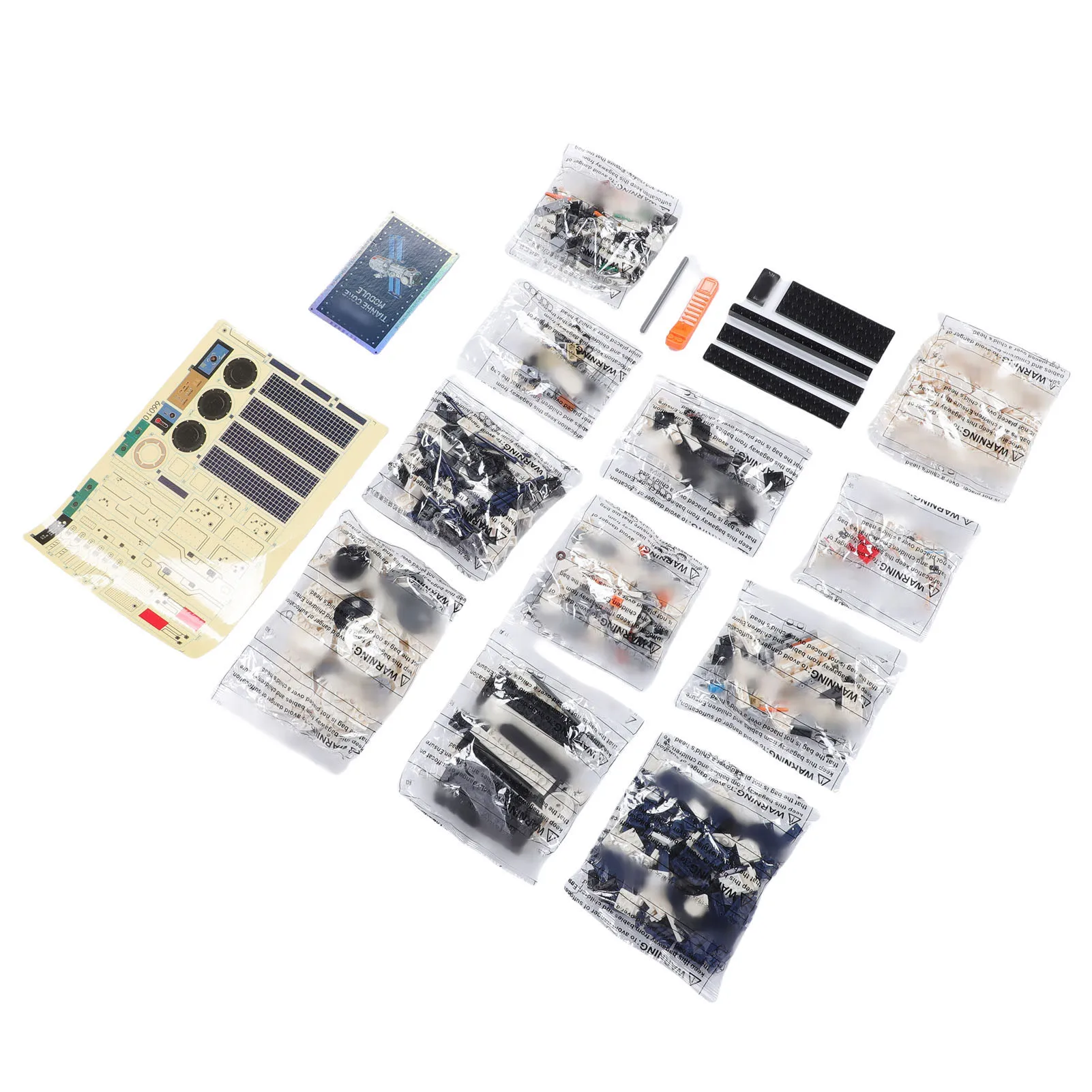 宇宙ステーション組み立てセット 宇宙飛行士ミニフィギュア付き 895ピース 子供向けSTEMプロジェクト 科学ビルディングブロックおもちゃ