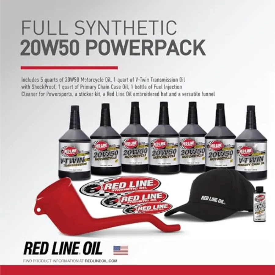 90226 20W50 Powersport Motor Oil VTwin 1 Powerpack Kit #3