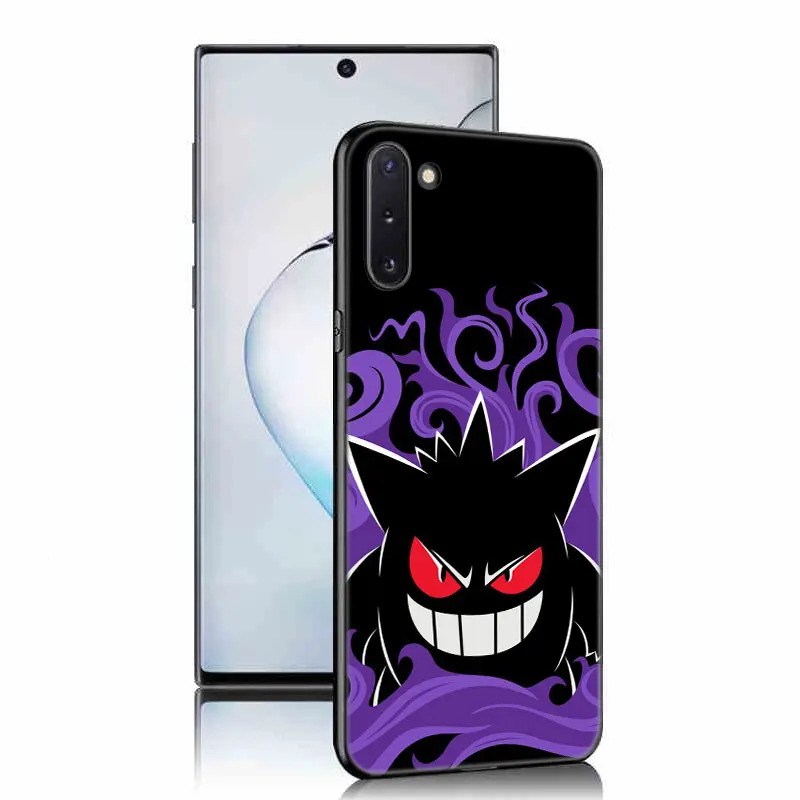 Dark P-Pokemon G-Gengar Phone Case For Samsung M30 M31 S Note 10 20 M04 M13 M32 M14 M23 M33 M34 M42 M52 M53 M54 M11 M12 M21 M22