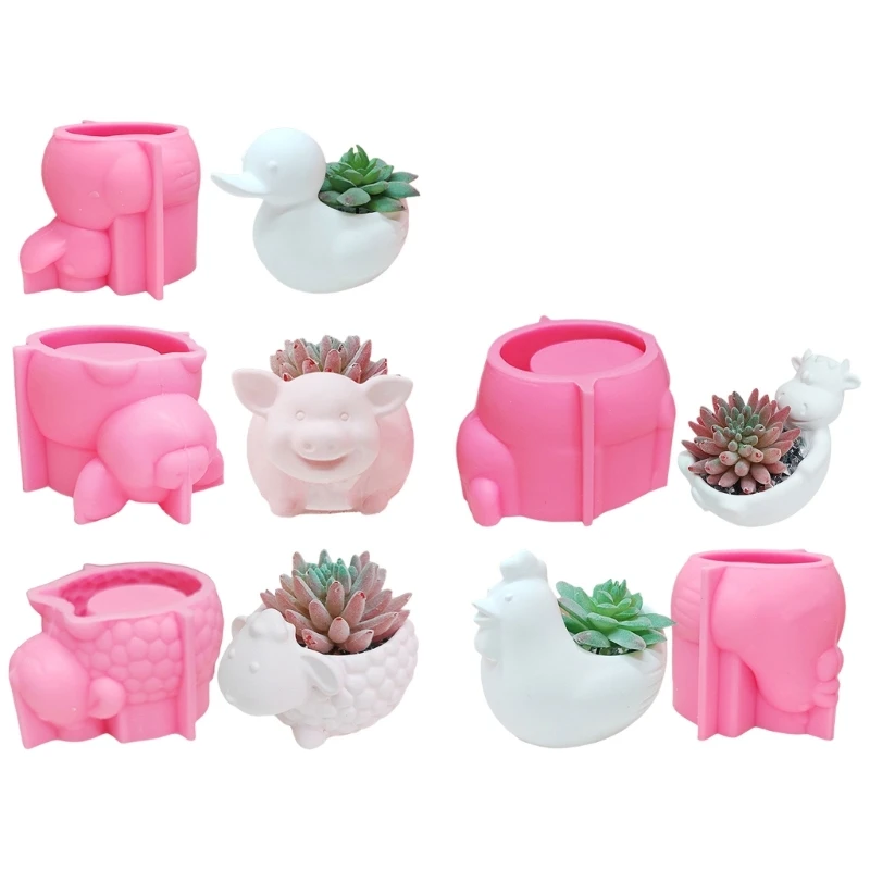 

Silicone Cup Molds for Epoxy Resin, Succulents Planter, Holder,