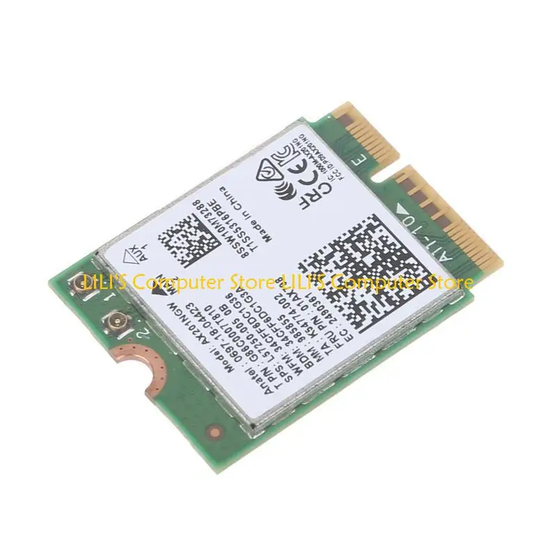 키 E용 M.2용 NGFF 키 와이파이 카드 듀얼 밴드 무선 AX201NGW 차량용