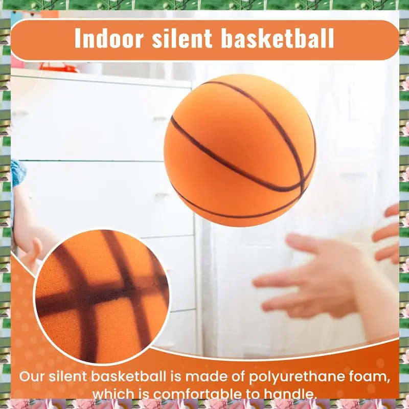 

Sports Basketball, Silent Basketball Dribbling Indoor, Indoor Training Foam Ball No Noise No Sound Basketball,Basketball, Silent